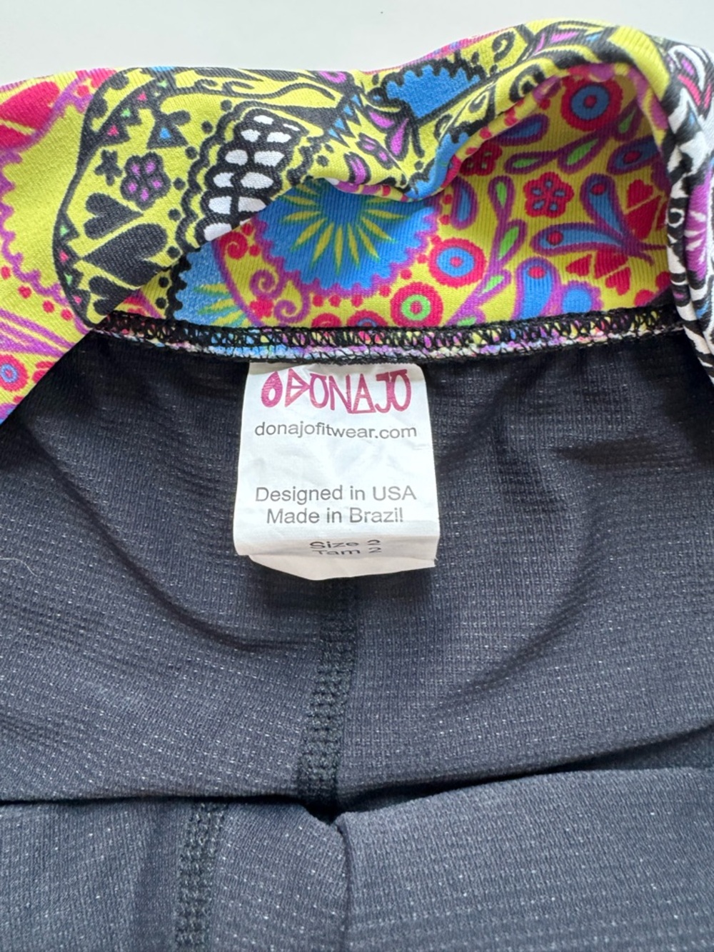 Dona Jo JoJo Skort in Esqueleto Neo Sugar Skull | 2 LARGE - Picture 6 of 8